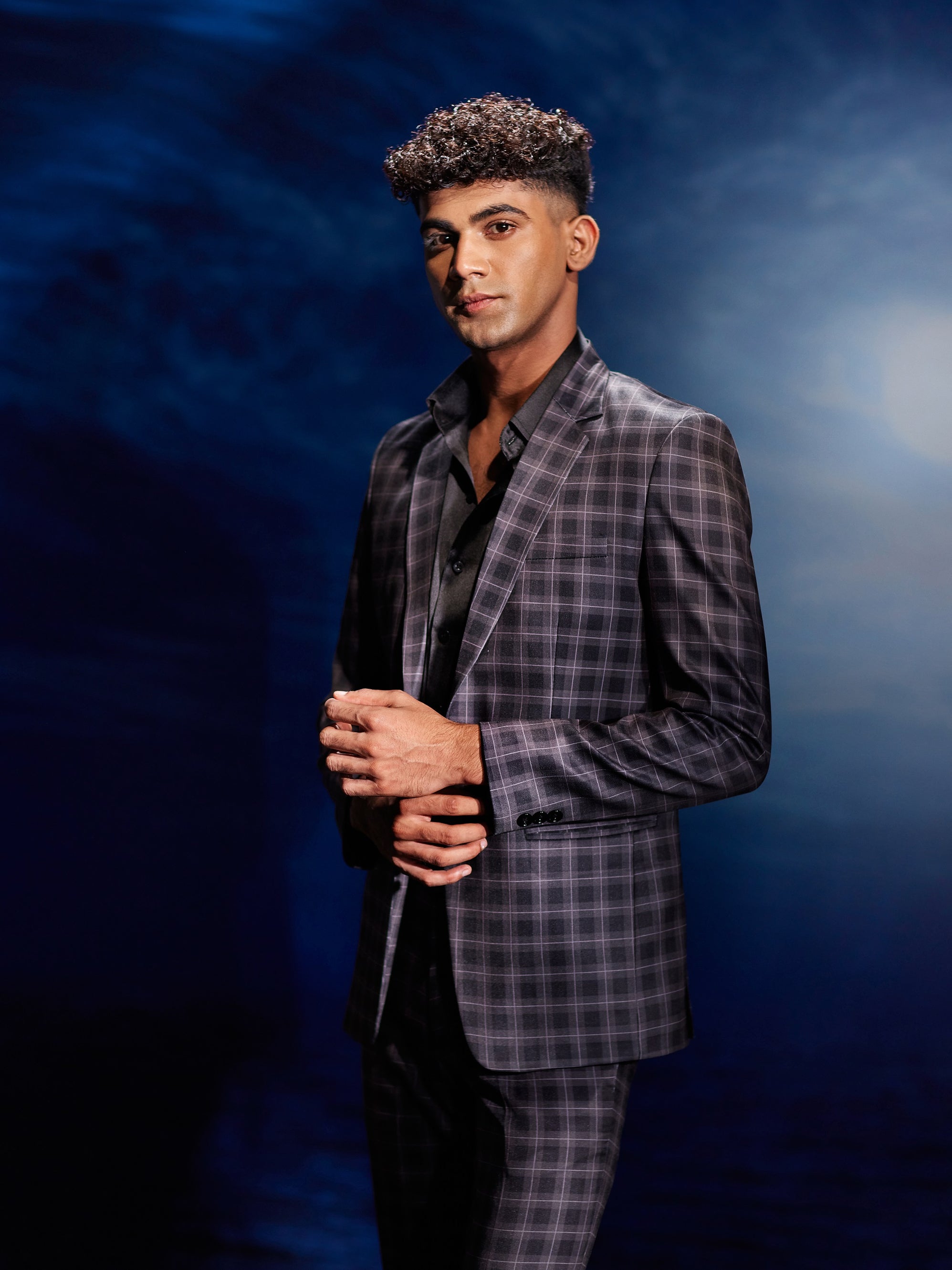 Mens All Season Suit With Vest And One Button Blazer Slim Fit Breathable Fabric For Modern Professionals main image 1